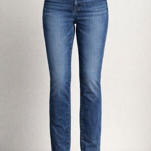 7 For All Mankind Women's Straight Leg Blue Jeans